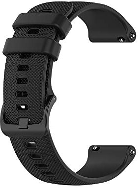 Wtukmo Silikon-Armband für Garmin Venu 2S Smartwatch, Vivoactive 4S Armband, Vivomove 3S, 18 mm, farbiges Band, For Vivoactive 4S, Achat