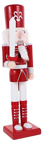 HOLIDYOYO Casse-Noisette de Noël Bois Adorable Petite Statue de Soldat Casse-Noisette Figurine Décorative pour Fêtes