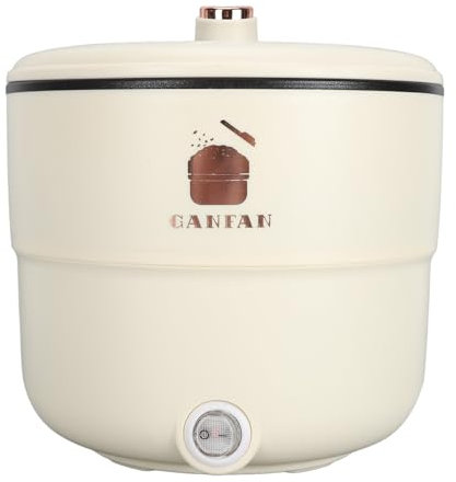 aqxreight Cuociriso Elettrico Multifunzione 1.8L Doppi Strati Anti Scottatura Antiaderente Pentola Elettrica Per Noodles Zuppa Stufata Cottura A Vapore Pentola Istantanea Macchina Per Il (Spina