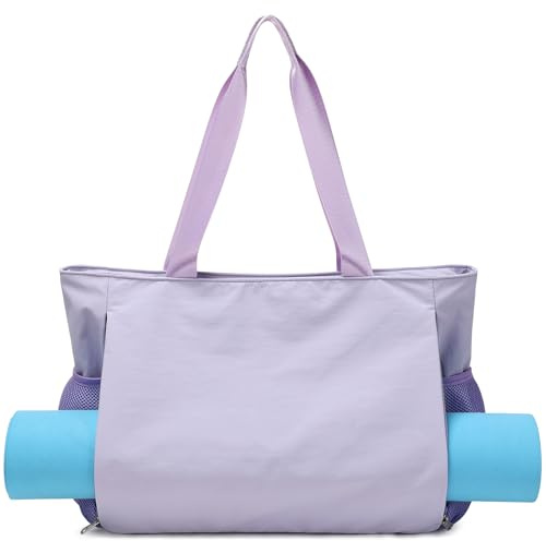 Kimwadalh Borse per Tappetini da Yoga Donna Borsone da Yoga Borsa da Palestra Ginnastica Multifunzionale Borsone Palestra con Tasca Impermeabile