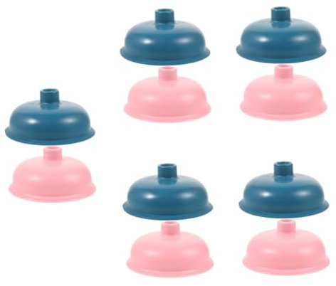 MAGICLULU 10pcs Replaceable Plunger Heads Rubber Toilet Plunger Parts for Daily Use Home Hotel