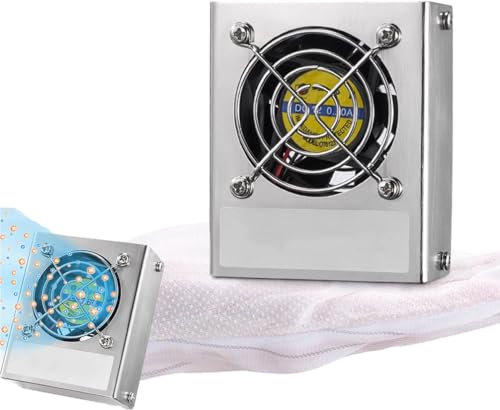 Ventilatore d'aria ionizzante eliminatore statico – Ventilatore antistatico da tavolo con ago in acciaio al tungsteno, volume d'aria 30 CFM per un'efficace rimozione della polvere ed eliminazione