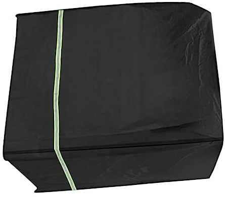 KONTONTY Outdoor Abdeckung Gartenschaukel Gartenmöbel Schutzhülle Schwarz Oxford Stoff Mit Elastischem Gurt Wind Und Schneefest Mit Griffen Multifunktionale Grill Und Strandkorb Abdeckung