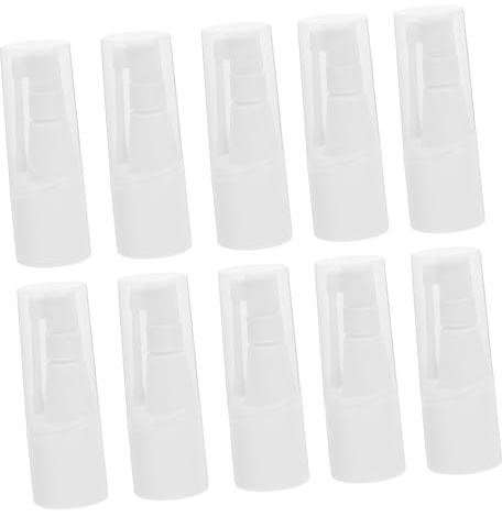 Yardenfun 10pezzi Flacone Spray Nasale Vuoto Piccolo in Plastica Flacone Spray Nebulizzatore Ricaricabile Per Viaggio e Uso Quotidiano