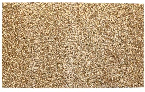 Ipetboom Tapis de Table avec Coussin Repose-mains pour Nail Art Réduit la Fatigue des Mains en Résine Pailletée Or, Design Scintillant, Facile à Nettoyer pour Sessions de Manucure