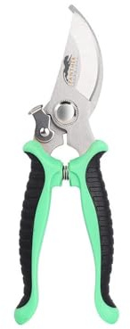 Garden Shears Secateurs Carbon Steel Pruning Edging Shears Saw for Branches Flowers Plants Trimming Snips Scissors Garden Hand Tools Secateurs & Pruning Scissors (Green & Black)