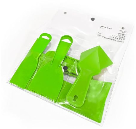 5Piece All Spackling Putty Scraper Spatula Kits for DIYer Enthusiasts&Construction Professional Painters Texture Creation Tool