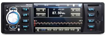 4.1 in Autoradio Bluetooth, Autoradio con vivavoce, Radio FM integrata/USB/BT/SD/AUX/Lettore MP3/MP4, Ricevitore da cruscotto per auto, camion, veicoli (12V)