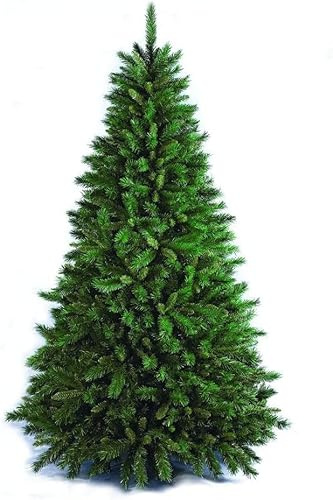 DCG Collection - Albero Natalizio – Artificiale con Rami Realistici - Effetto Real Touch in PE & PVC - Montaggio Facile a Ombrello - Altezze 75-120-150-180-210-240 cm (Verde Tiffany, cm 240)