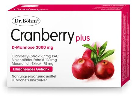 Dr. Böhm Cranberry plus Sachets, 10 St. Beutel