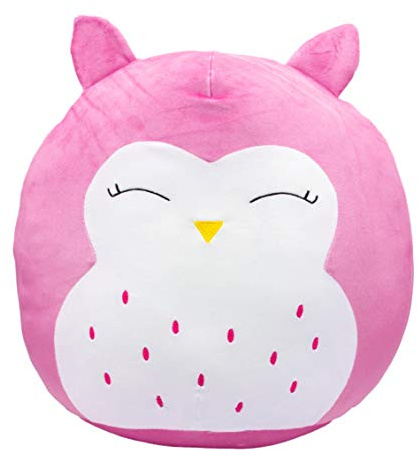 Joy Toy Violette Eule SUPERWEICHER Spandex PLÜSCH 30 cm