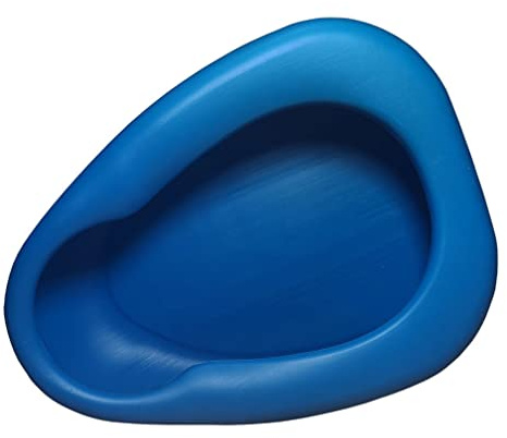 TOPBATHY Praktisches Urinal aus Kunststoff mit Gestaltetem Design Tragbare Bettpfanne für Behinderte und Bettlägerige Patienten Geeignet für Pflege und Alltag