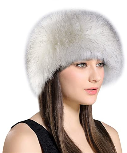 Lifup Damen Fellimitat Hut Cossack Russische Mütze Kosakenmütze für Reisen, Skifahren, Wandern