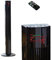 Neo 46” XL Black Floor Free Standing Quiet Oscillation Air Tower Cooler Fan With Remote Control 3 Speed