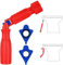 Montageschlüssel für WC-Sitz, WC-Sitz Montageschlüssel, WC Sitz Befestigung Montageschlüssel mit Gelenk für Toilettensitzmontage mit 10 13 17 mm Schrauben