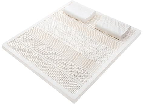 ABJGHYUT Matratze aus 100% Naturlatex, Kompression und keine Verformung, Belüftung der Wabenporen, weich und bequem, Latexmatratze,10cm,90x200cm