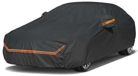 Autoabdeckung Wasserdicht für Volkswagen Touran Outdoor Autoabdeckung Vollgarage Abdeckplane,Auto Abdeckplane Atmungsaktiv UV Schutz Staubdicht Winddichte