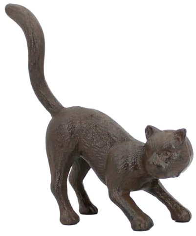 SIGNES GRIMALT Chat décoratif en Fonte, terrasse et Jardin, Longueur 20 cm