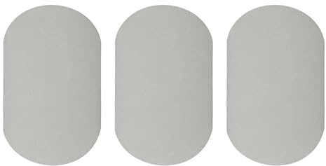 QUARKZMAN 3 stycken lappar för strykning, 180 x 110 mm armbågar knän mockatyg lappar, kvadratiska stryklappar lappar lappar för reparation lappar, kläder, hantverk, byxor, skjortor, ljusgrå