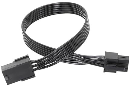 LLINthy 6Pin Extension Cable 6pin To 6pin PCIE Power Cable For Computer Graphics Cards 6Pins Power Extender