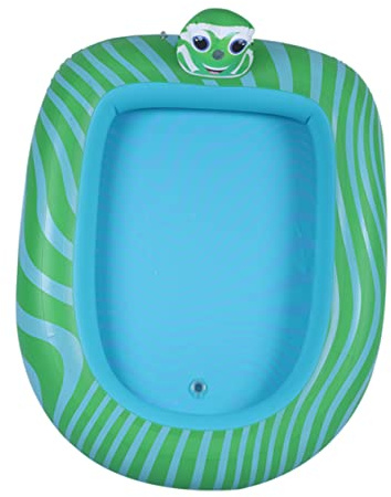 Vaguelly Thick Inflatable Children's Play Pool Sprayer for Backyard Fun Sturdy Water Play Center for Kids Toddlers for Lawn Beach Use