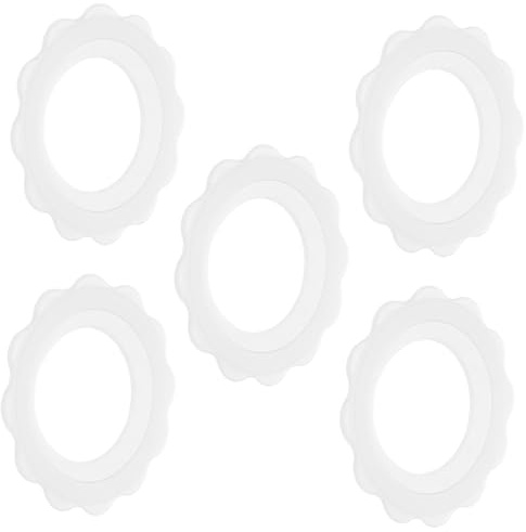 FRCOLOR 5 pièces Protège-tétons Silicone Souple Antidérapant Résistant Transpiration de Protection Confortable et Respirante pour Allaitement