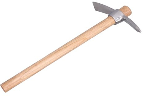 Jeffergarden Handgrubber, Edelstahl und Buche, Vielseitiges Gartengerät für Topfpflanzen und Blumen