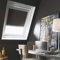 MADECOSTORE Tenda da tetto oscurante, cornice in alluminio, compatibile con VelUX®, colore grigio antracite, L117 x HU04/U08