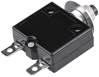 salvamotore monofase + Interruttore Termico 5 A / 8 A / 10 A / 15 A / 18 A / 20 A / 30 A, Protezione Sovraccarico di Corrente Interruttore Automatico di Ripristino Manuale Interruttore (10A)