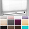 PLISSEE FALTROLLO Jalousie INKL. KLEMMTRÄGER Weiss Sand Mocca Beere Schwarz Anthrazit Türkis ROSA LILA HELLGRAU BEIGE Schokobraun HELLBLAU - 12 Farben (hellblau, 35x120 cm)