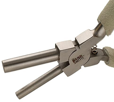 The Beadsmith Bügel Making Pliers - Wire Elements Series - 165 mm, 6,25 mm & 8,5 mm Backen - Wickeldraht zum Erstellen von Bails, Filagree, Schlaufen & Biegeringe - Werkzeug für die Schmuckherstellung