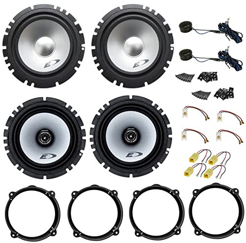 Altavoces Alpine con adaptadores de instalación compatibles con Alfa Romeo 147, 159, Lancia Y, Lancia Musa, Fiat Idea