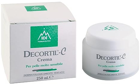 Decortil C, Crema idratante viso e corpo per pelle sensibile - vasetto da 250ml