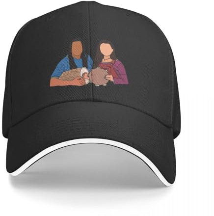 QFLLQLFF Basecap Out of The Box Tony und Vivian Baseball Cap Visier Golf Hut Tee Hüte Strand Hut Männer Cap Luxus Damen Geschenk