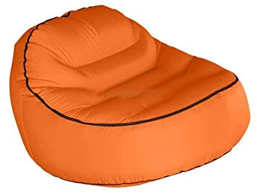 ZXXDSMYF Sitzsack Lazy Sitzsack Aufblasbares Sofa Outdoor Luftkissenbett Haushalts-Einzelsitz Tragbarer Mittagspausen-Sofa-Beutel Klappbarer Blasen