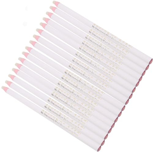 Beufee 16Pcs White Grease Pencils, China Markers Wax Pencil China Graph Pencil China Marking Pencils for Glass, Cellophane, Metal