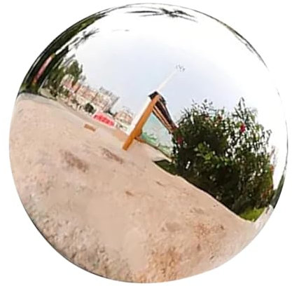 YARNOW Gazing Globe Mirror Stainless Steel Ball Garden Outdoor Decor Reflective Sphere for Gardens