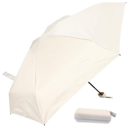 GAROZATION Sombrilla De Viaje Uv y Ligera Protección Solar Para Playa y Actividades Al Aire Sombrilla De Mano Para Sol y Lluvia