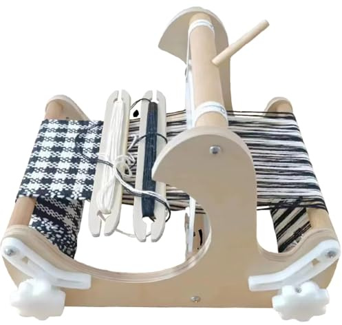 Desktop Wooden Weaving Loom, Macchina Per Tessitura A Mano Fai-da-te, Telaio A Telaio Con Filati Misti, Larghezza Di Tessitura 20 Cm, Guari E Navette Rigide, Per Principianti, Artista Artigianale