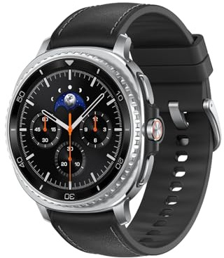 Samsung Galaxy Watch8 Classic Smartwatch, Fitness-Uhr und Fitness Tracker, Hybrid Band und Wearable Display, Drehbare Lünette, 64 GB Speicher, 46 mm, LTE, Black, 3 Jahre Herstellergarantie