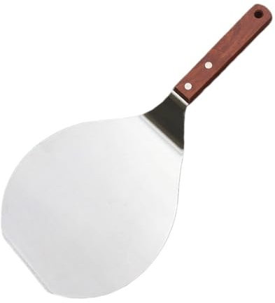 ZSREYFNB Pala per Pizza Pala for Pizza in Acciaio Inossidabile con Manico in Legno Spatola for Pizza 33,5 cm x 16,4 cm Pala for Pizza Grande for cuocere la Pizza al Pane Pala Pizza Corta