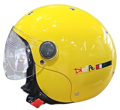 CASCO JET DIEFFE BAMBINO DF44 GIALLO TAGLIA L
