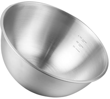 VALICLUD Ciotola in Acciaio Inossidabile Per Mescolare Contenitore Per Insalata Scodella Per Zuppa Da Cucina Resistente e Sicura Per Alimenti