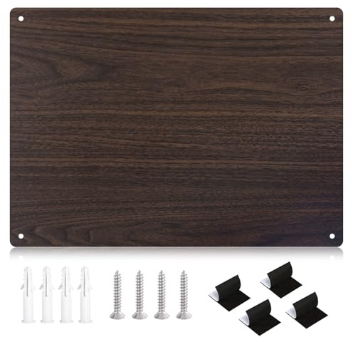 Wukong Piastra magnetica A3 42 x 30 cm – Superficie in legno tatuaggio autoadesivo in acciaio inox per piastre magnetiche antigraffio in cucina domestica, in ufficio o in frigorifero