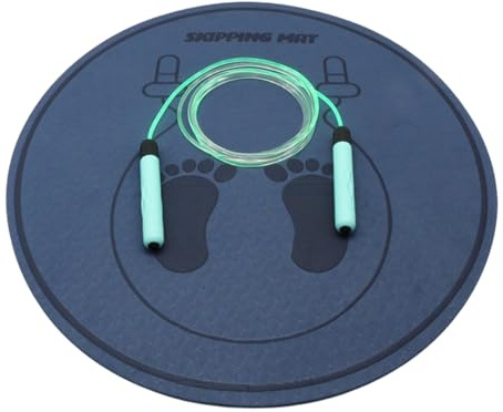Tapis De Corde À Sauter – TPE 58x58CM 0,6MM | Tapis D'exercice | Tapies De Voyage Durable Antidérapant Léger Flexible Portable Facile À Nettoyer Pour Fitness Gymnastique À Domicile Yoga Pilates Entraî