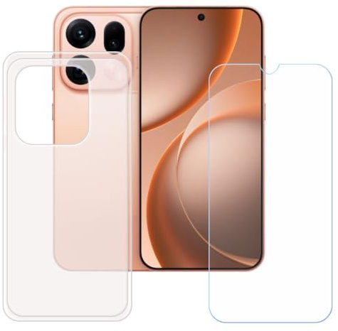 BMPNLSZ Translúcido Funda para OPPO Find X9S Pro+ Screen Protector