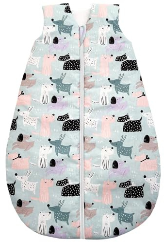 Odenwälder BabyNICE Basic fyra säsonger 130 cm // sovsäck 4 alla årstider – babysovsäck // dragkedja skydd// Made in Germany