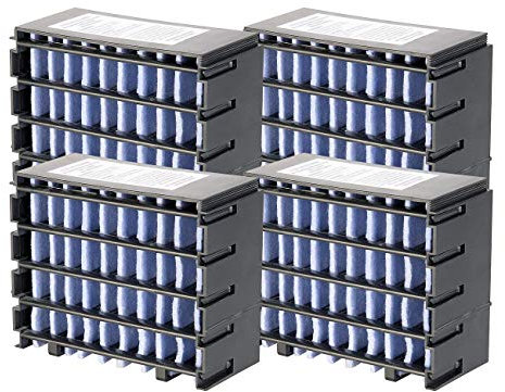 Sichler Haushaltsgeräte Zubehör zu Schreibtisch Luftkühler: 4er-Set Ersatzfilter für Tisch-Luftkühler und -Luftbefeuchter LW-110 (Luftkühler mit Lichteffekten)