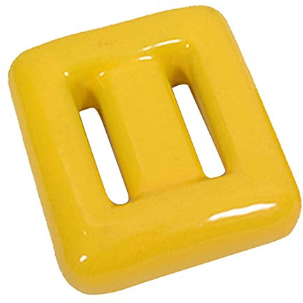 Colcolo 0,5 Kg Tauchgewichte Gummibeschichtetes Rutschfestes Gegengewicht Tauchen Schnorcheln Surfen Schwimmen Sportgeräte - Gelb