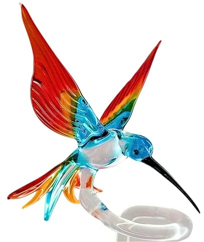 Orchideenstab Kolibri (blau-gelb-rot) (höhenverstellbare Ausführung)